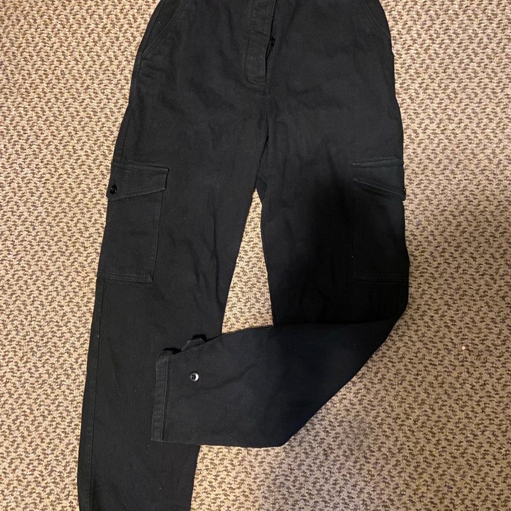Aritzia modern cargo pants black